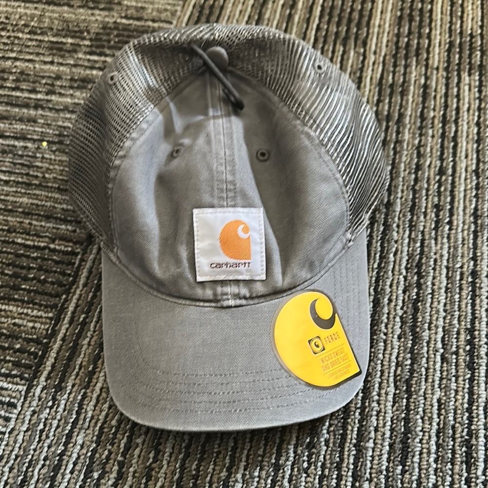 NWT Carhartt Gray Mesh Back baseball Cap